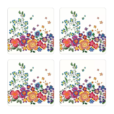 Набор из 4 подставок под бокалы