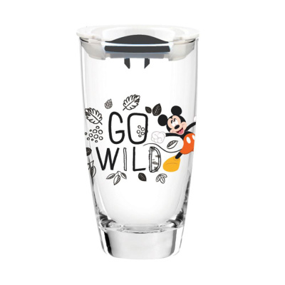 Стакан 465мл черная крышка JUNGLE Disney