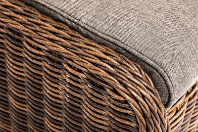 "Толедо" пуф плетеный, цвет коричневый